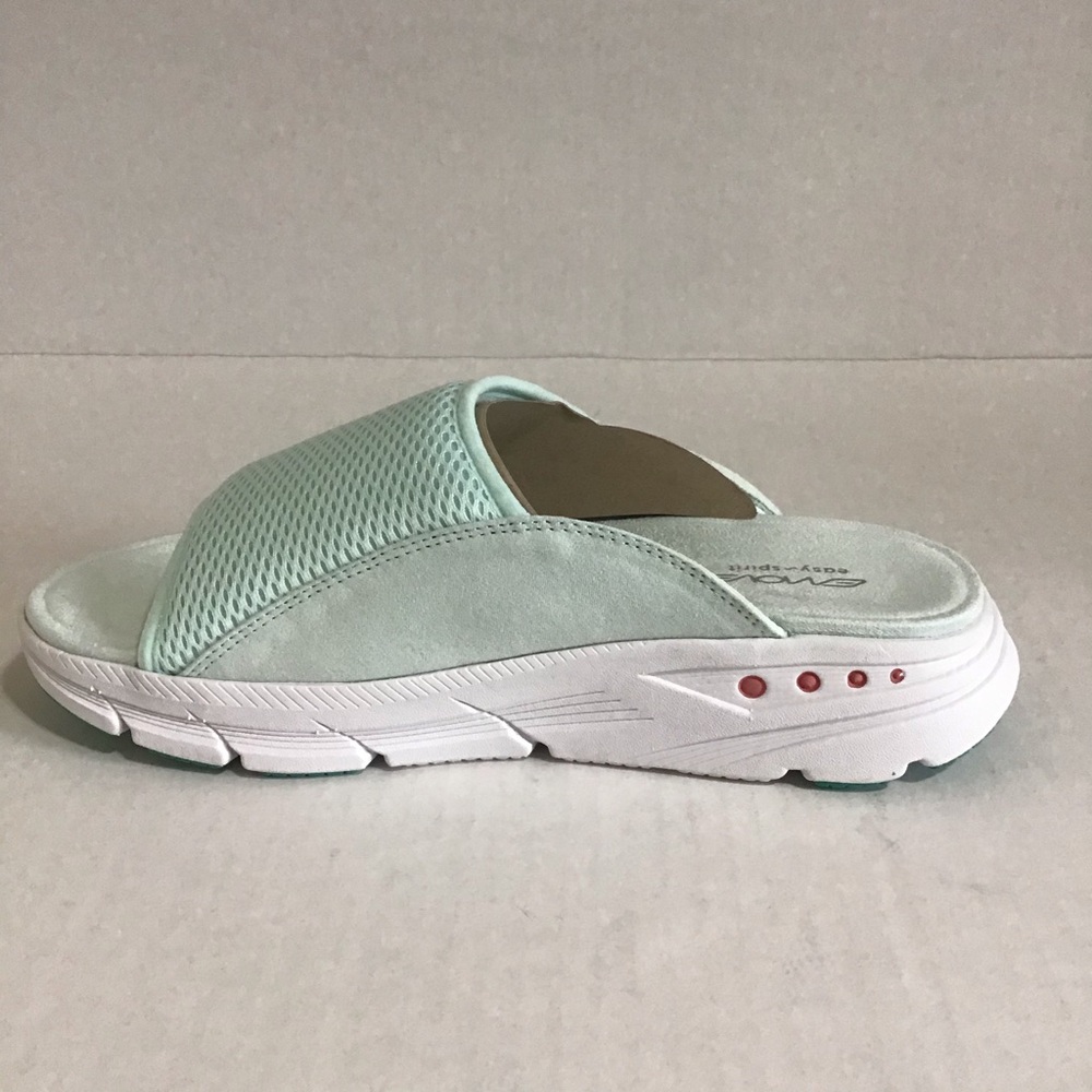 Women’s Slide Sandal | easy~spirit Maria8 Light Blue | Size 10 M